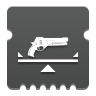 Icon depicting Unflinching Hand Cannon Aim.