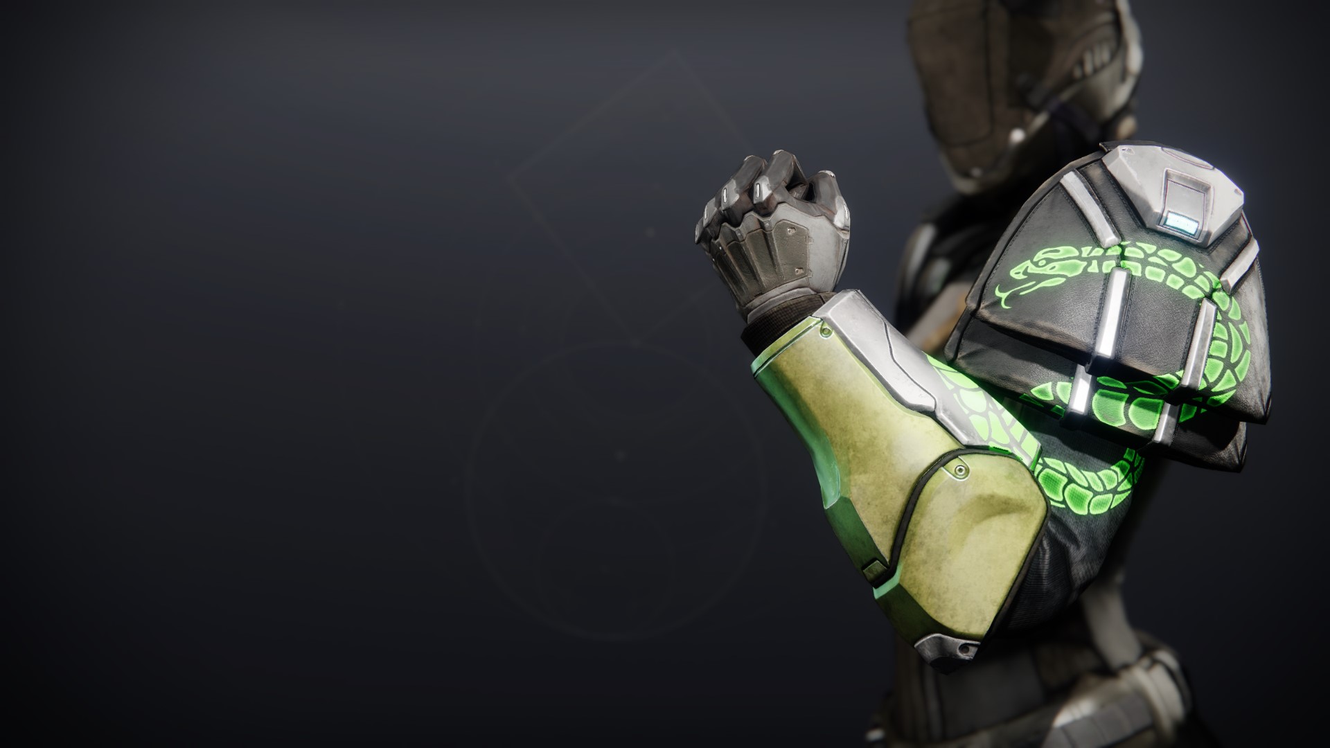 An in-game render of the Illicit Reaper Gauntlets.