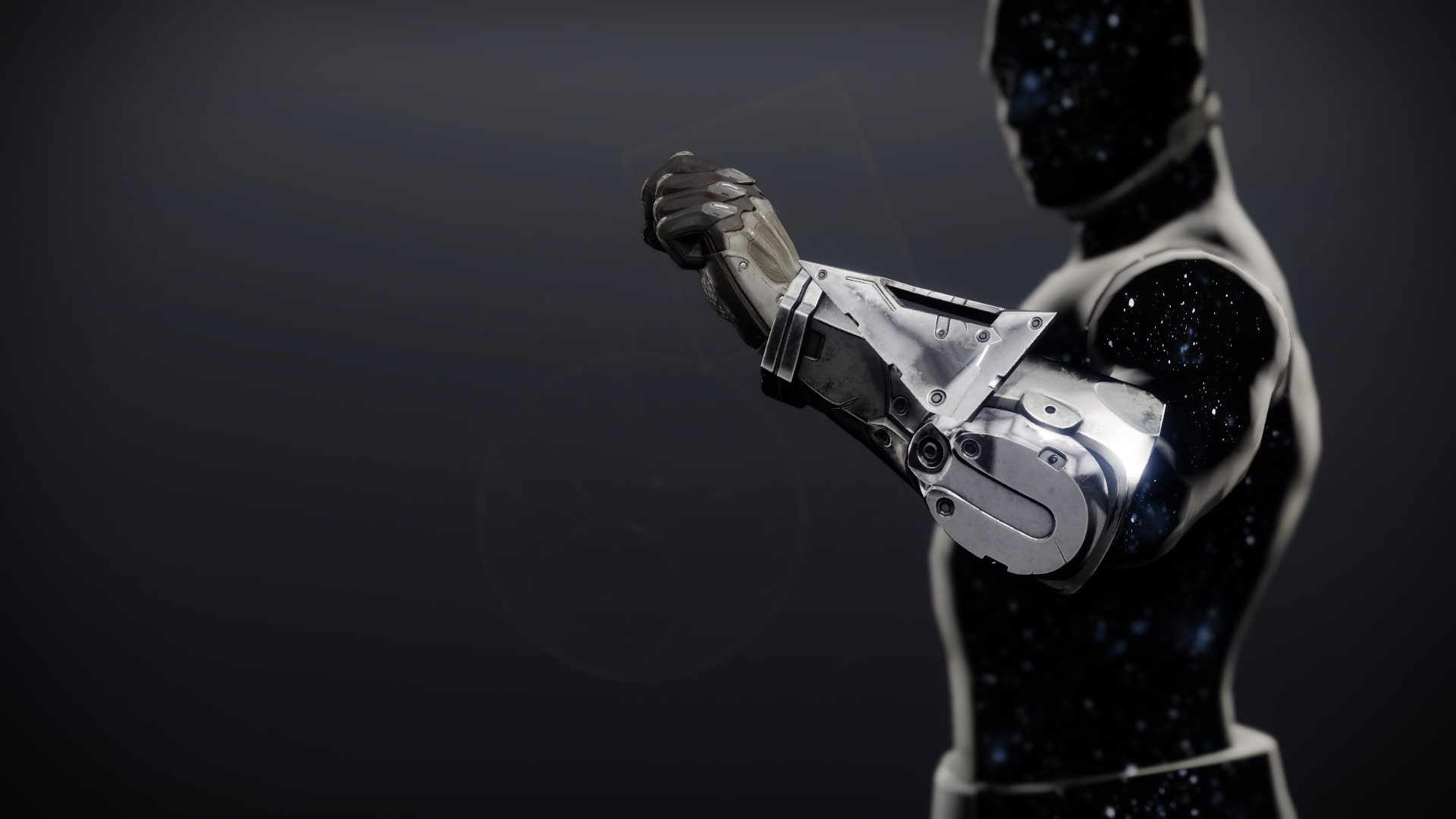 An in-game render of the Warmind's Avatar Gloves.