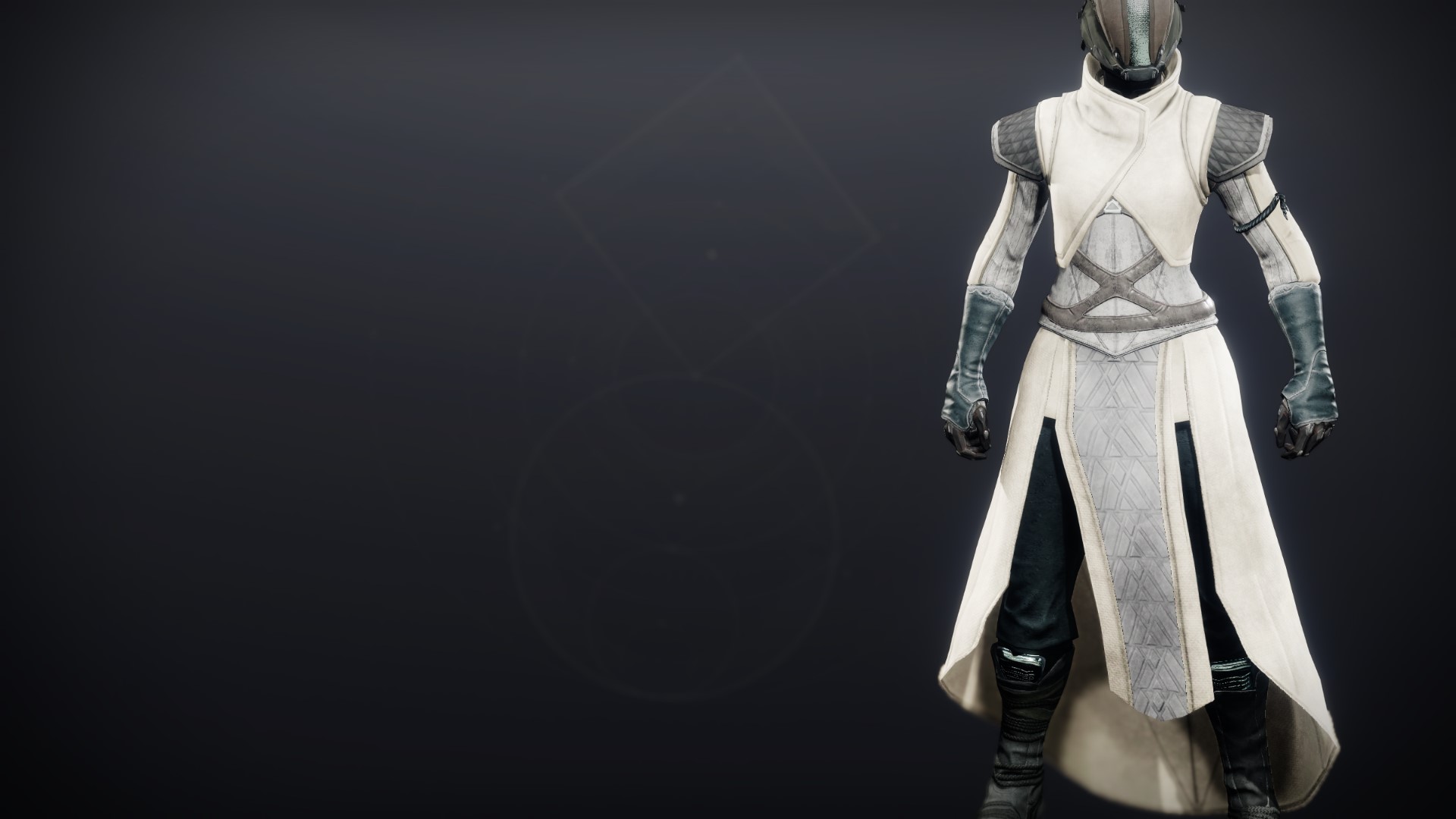 An in-game render of the Solstice Robes (Renewed).