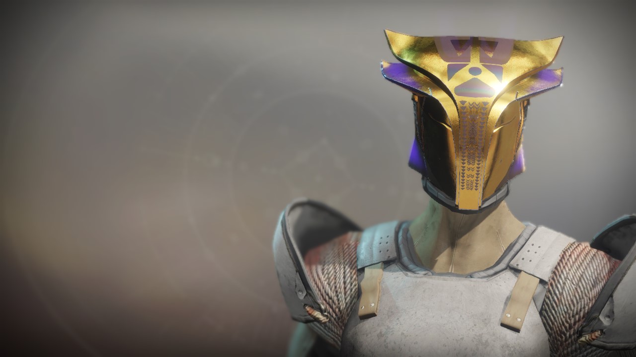 An in-game render of the Helm of the Emperor's Champion.