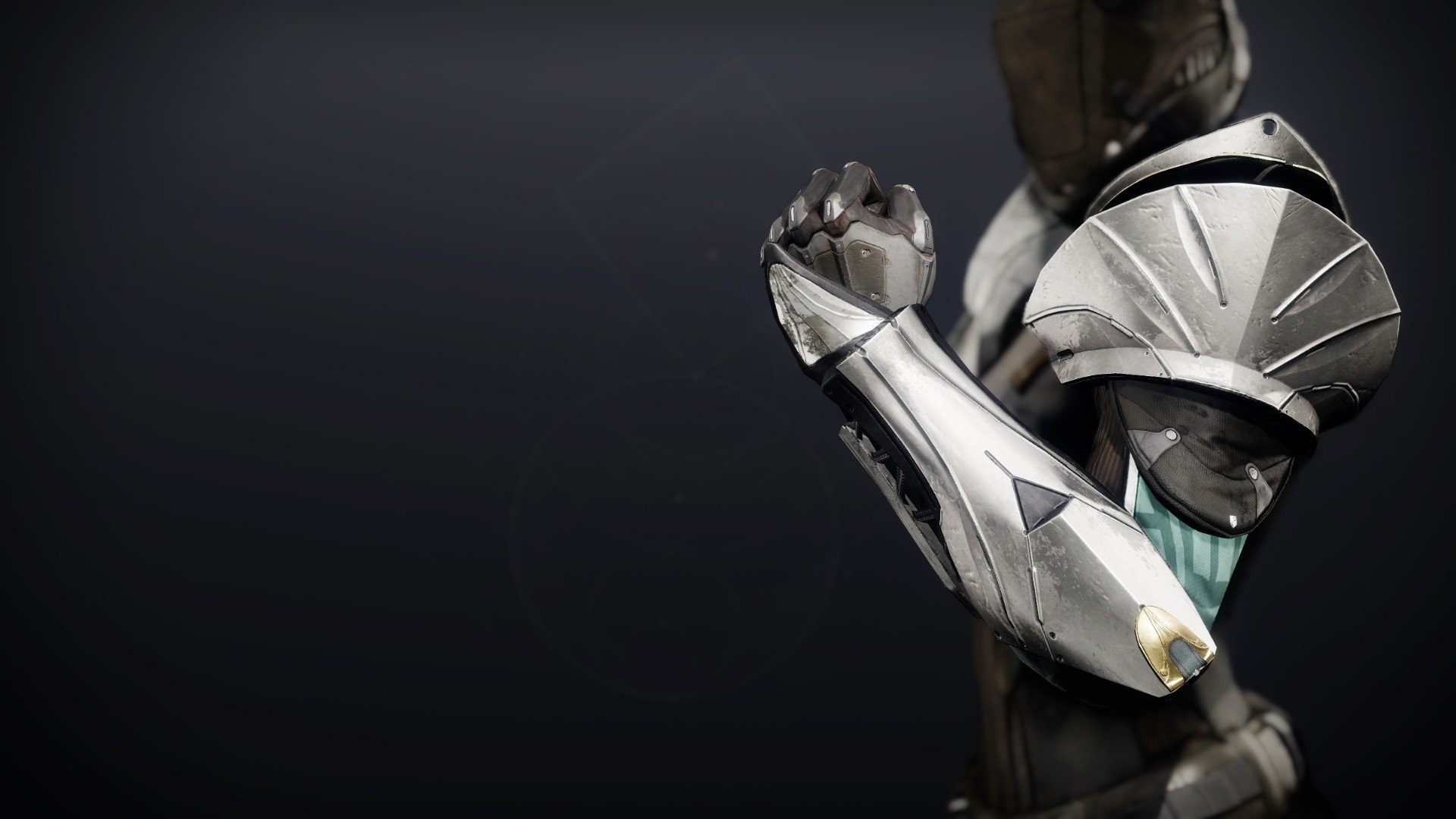 An in-game render of the Reverie Dawn Gauntlets.