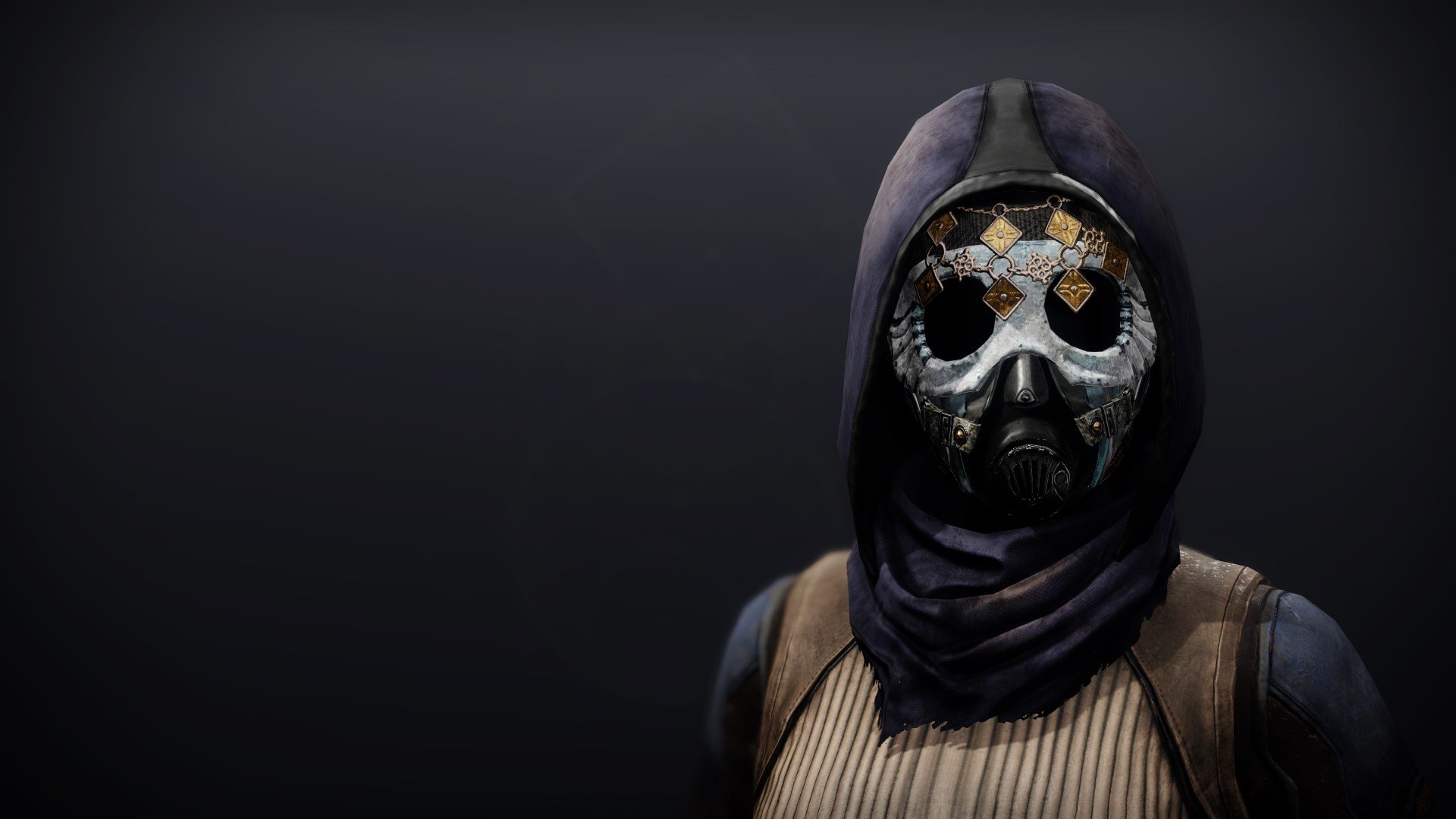 An in-game render of the Dreambane Cowl.
