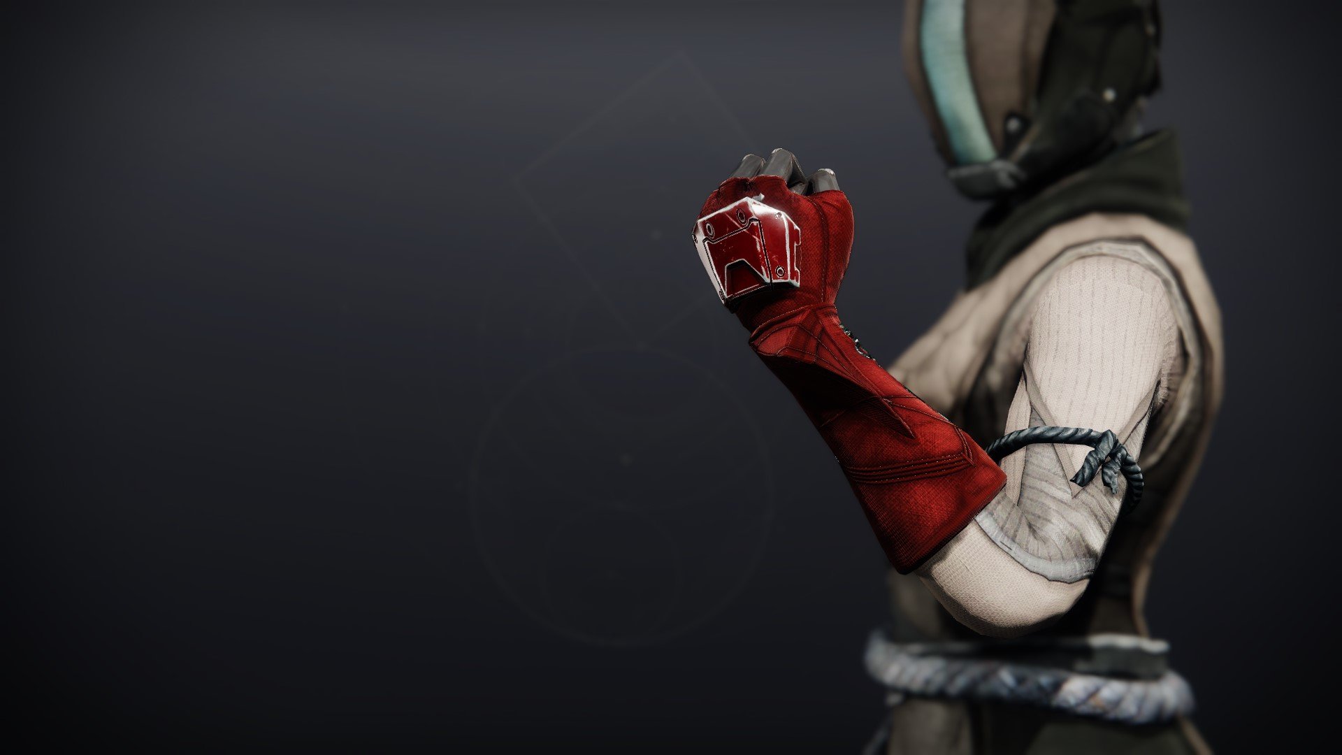An in-game render of the Resonant Fury Gloves.