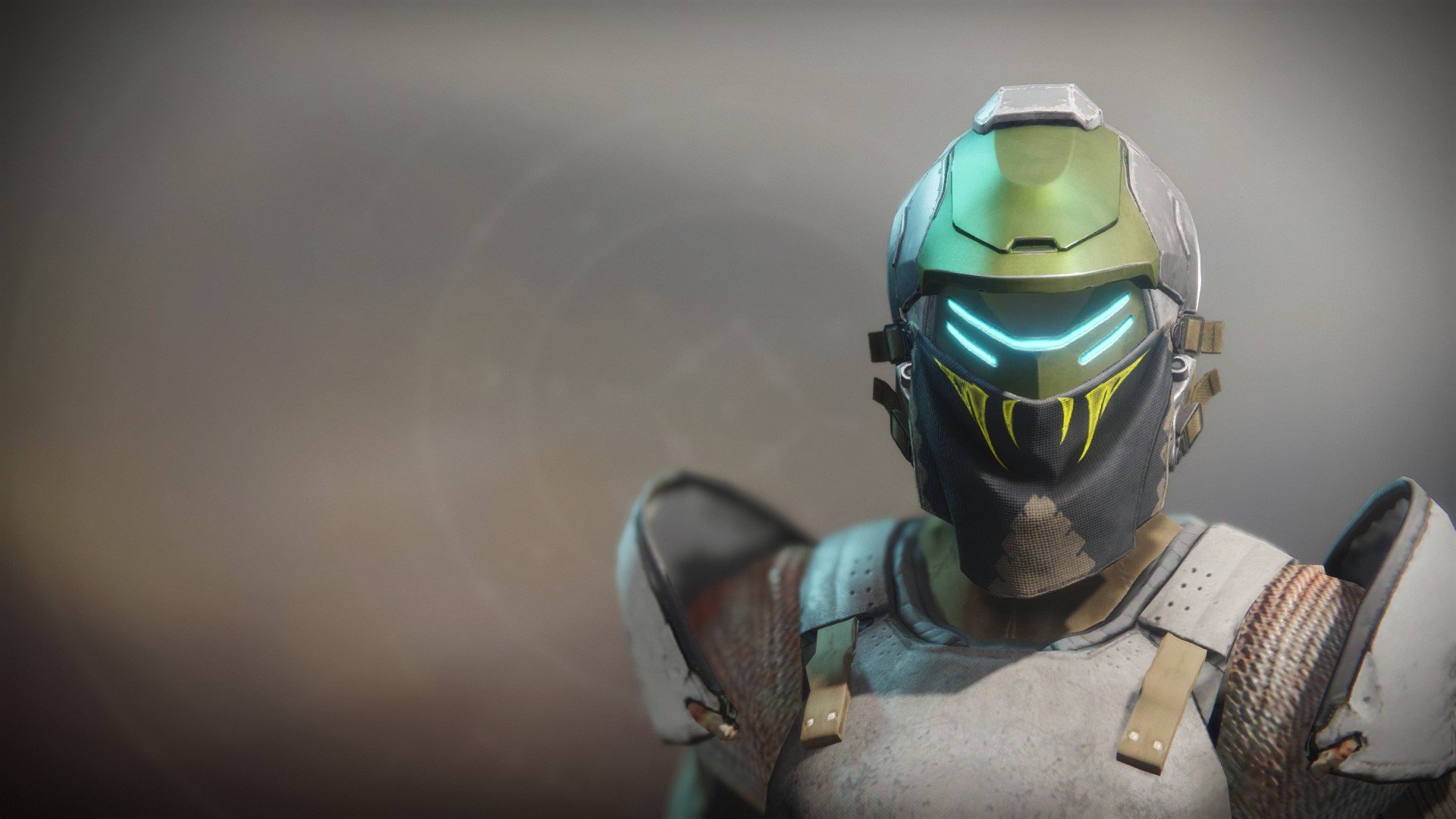 An in-game render of the Notorious Sentry Helm.