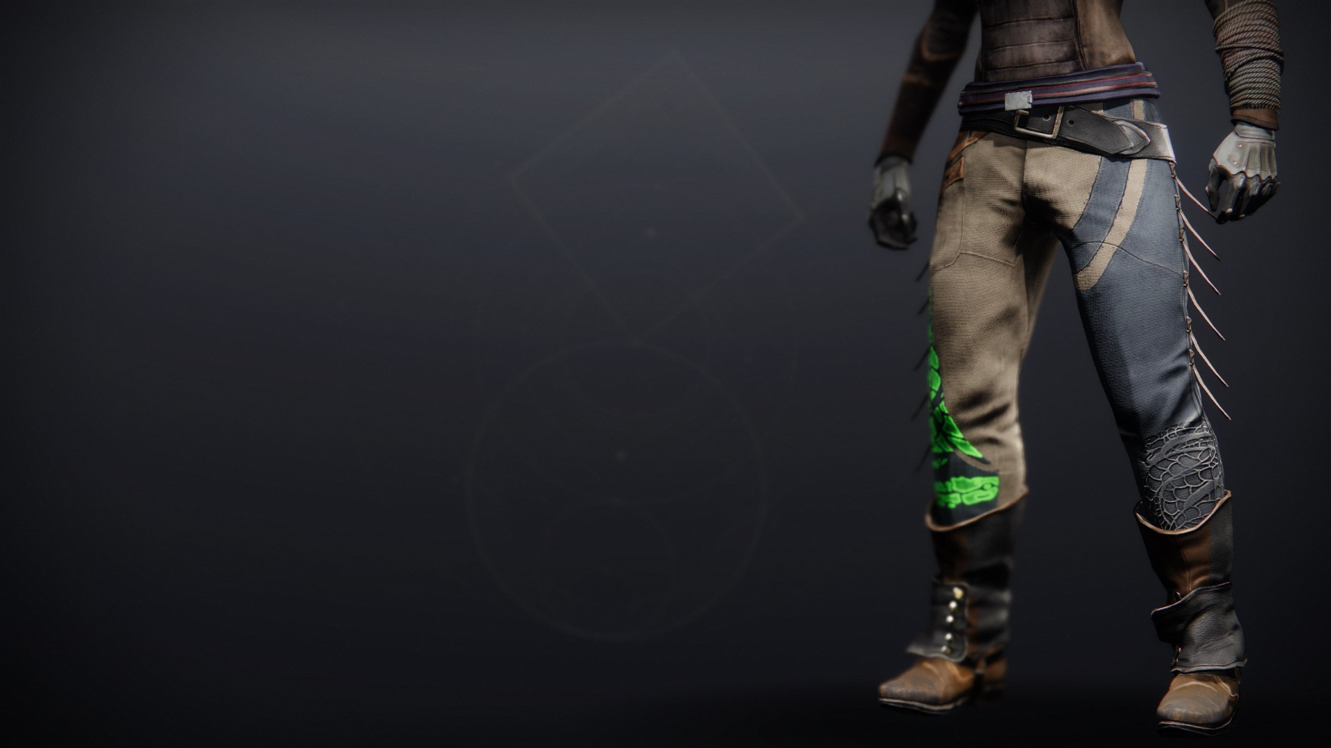 An in-game render of the Illicit Reaper Strides.