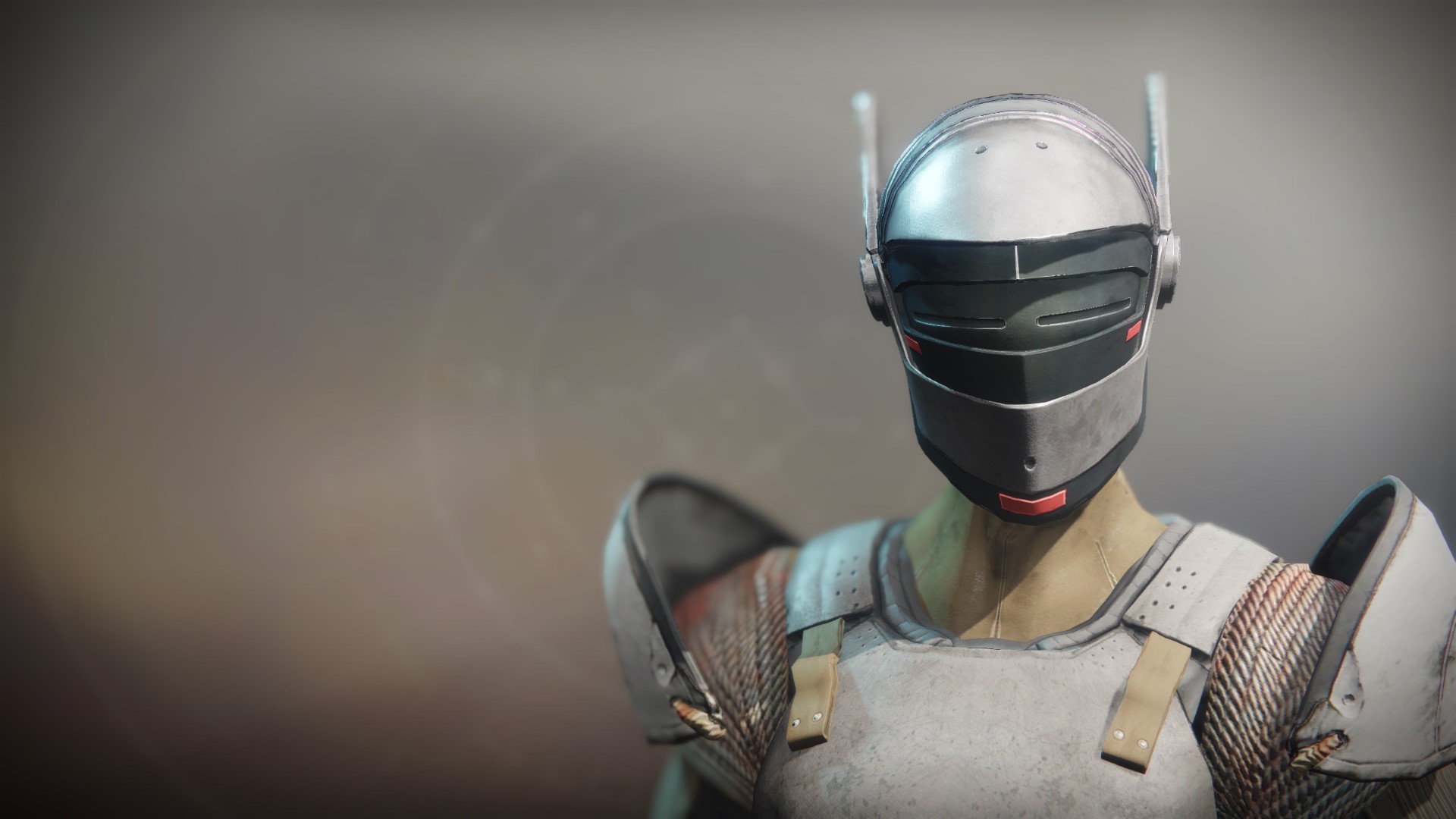 An in-game render of the Mimetic Savior Helm.