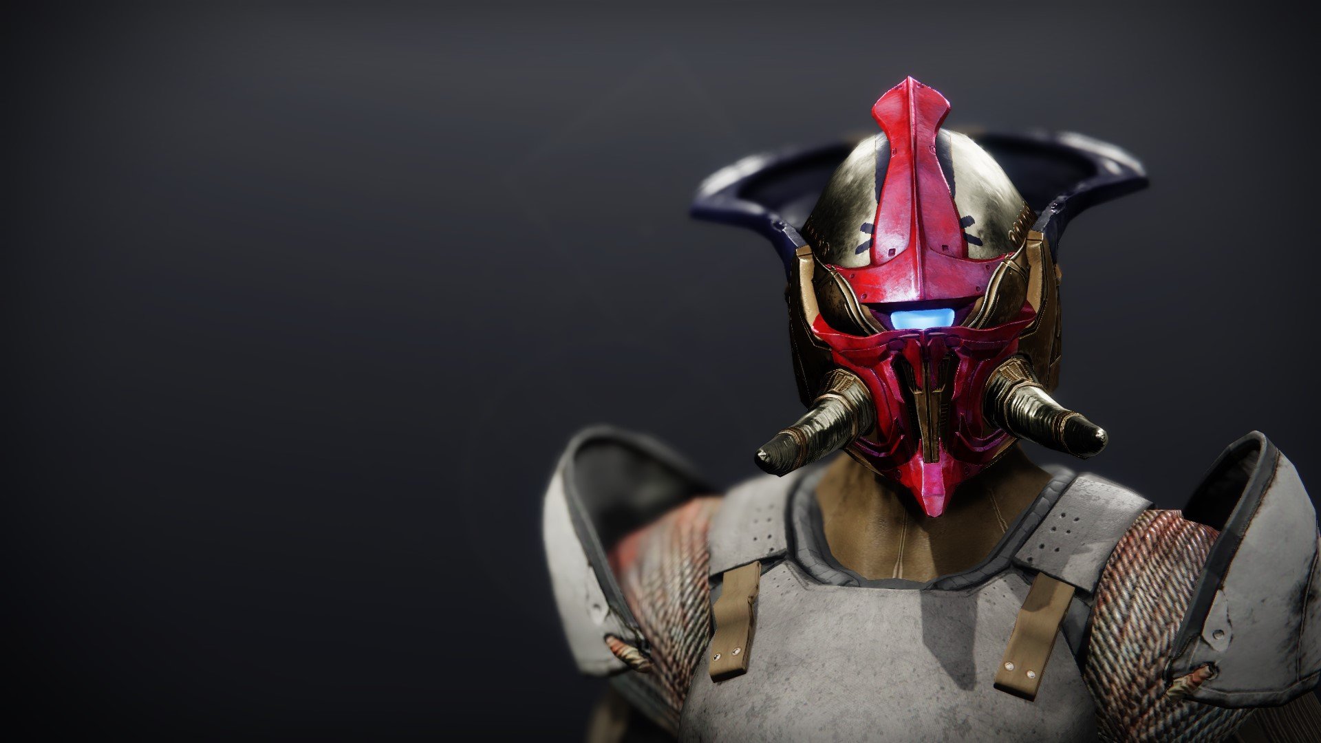 An in-game render of the Tusked Allegiance Helmet.