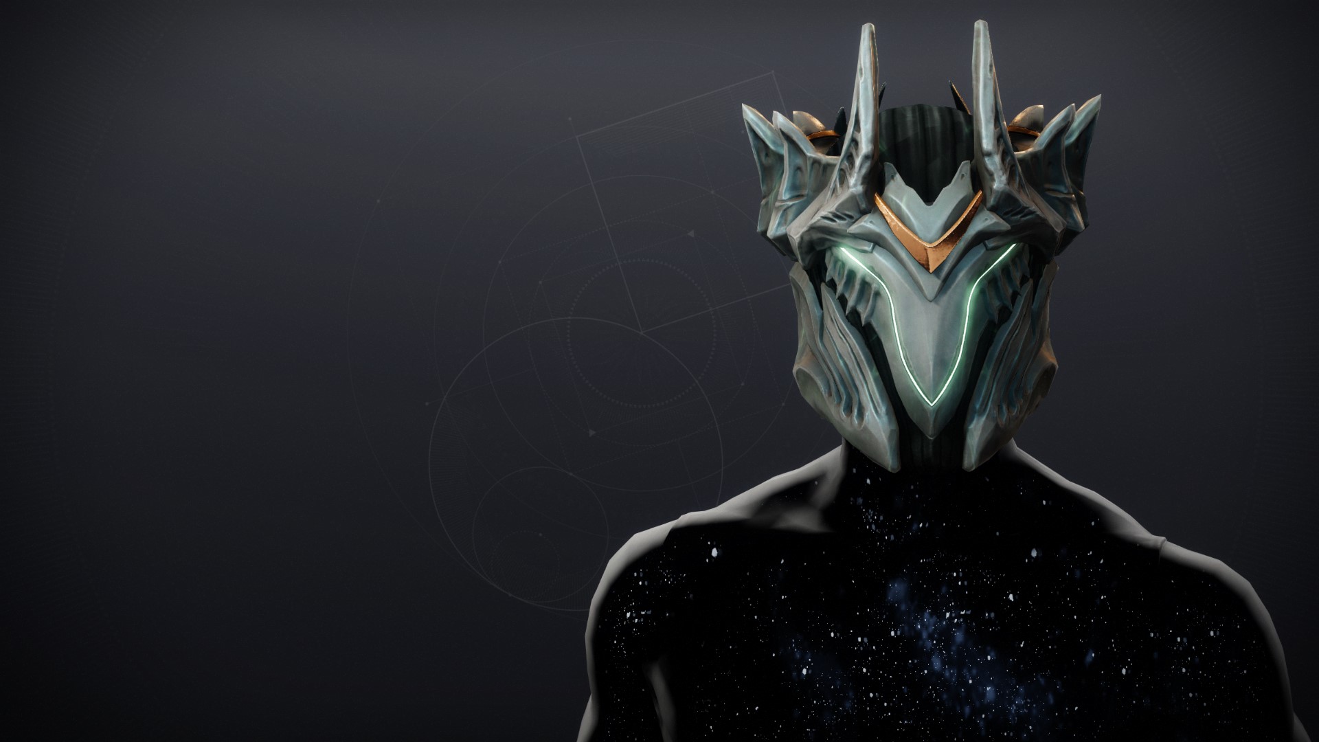 An in-game render of the Helm of the Taken King.