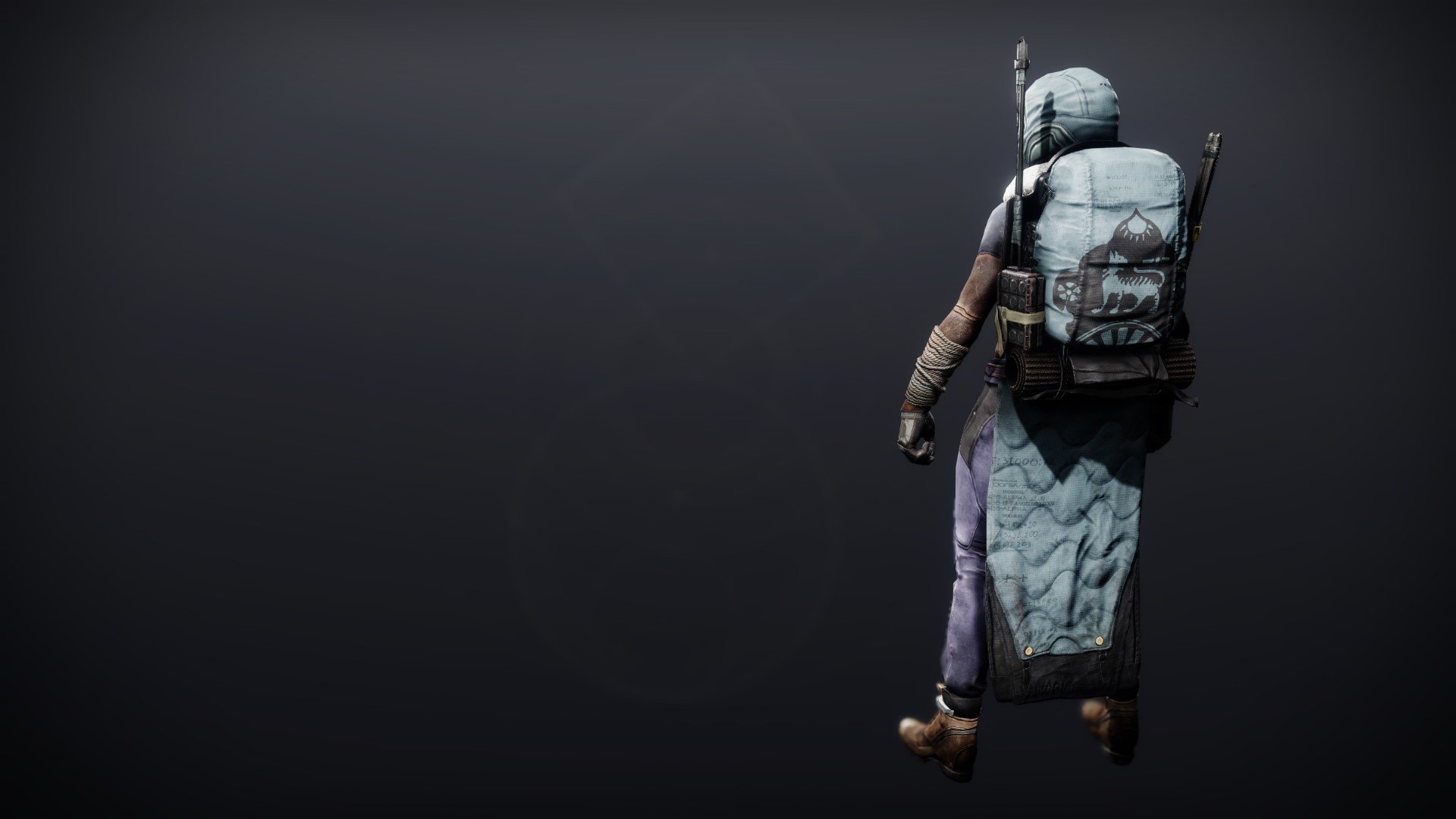 An in-game render of the Crystocrene Cloak.