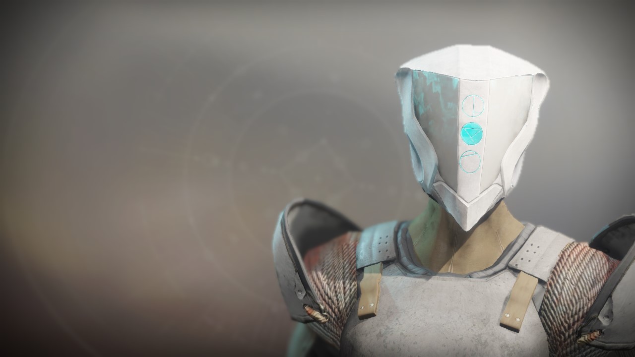 An in-game render of the Annihilating Helm.