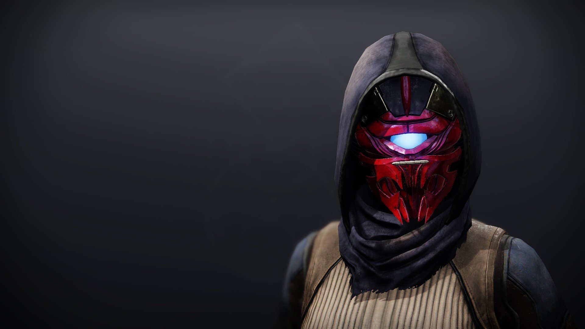 An in-game render of the Tusked Allegiance Mask.
