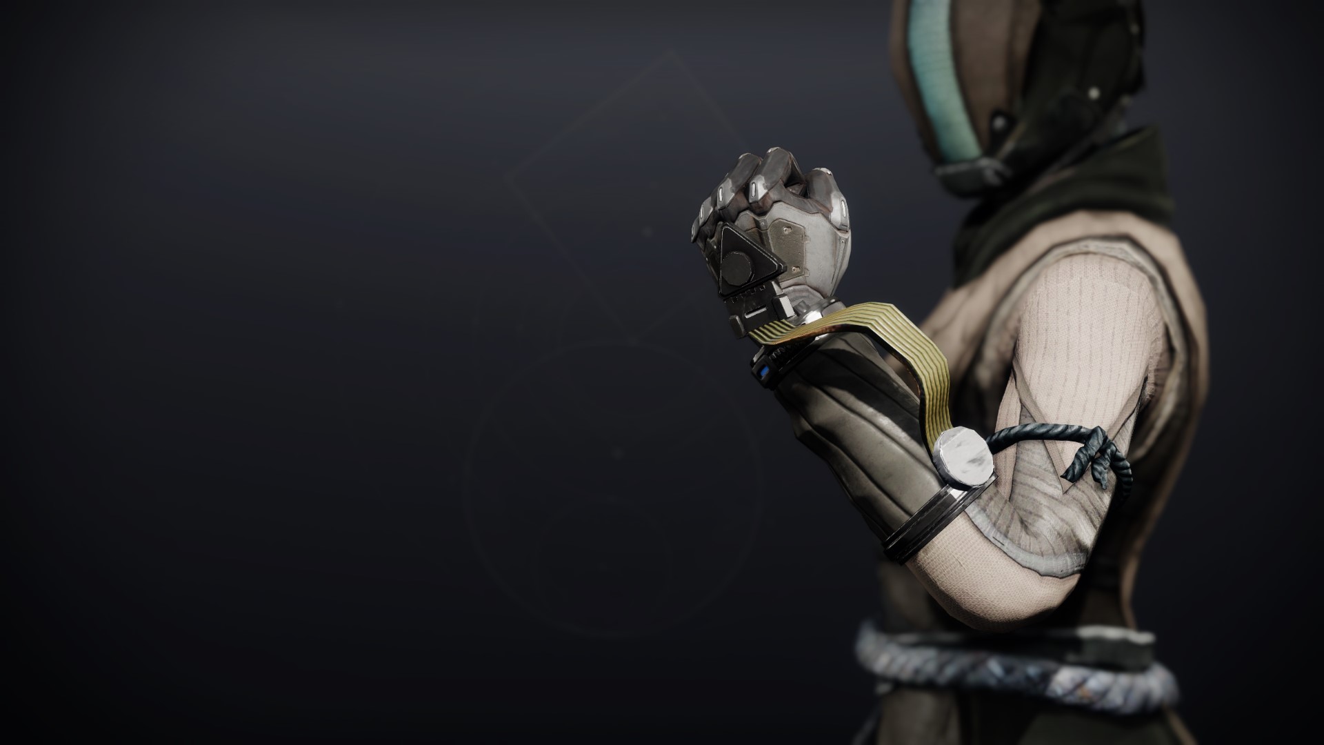 An in-game render of the Thorium Holt Gloves.