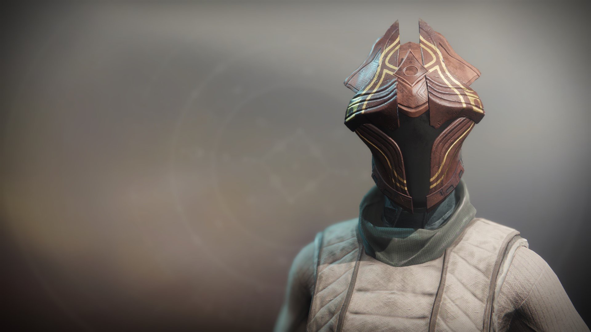 An in-game render of the Iron Fellowship Hood.