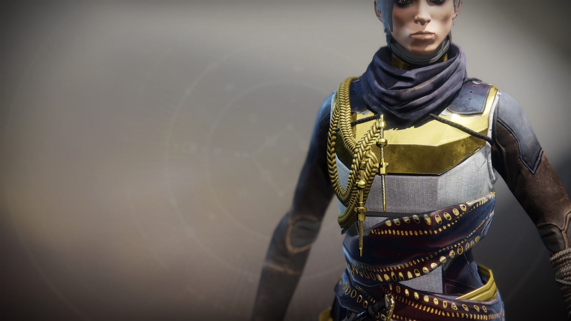 An in-game render of the Solstice Vest (Majestic).