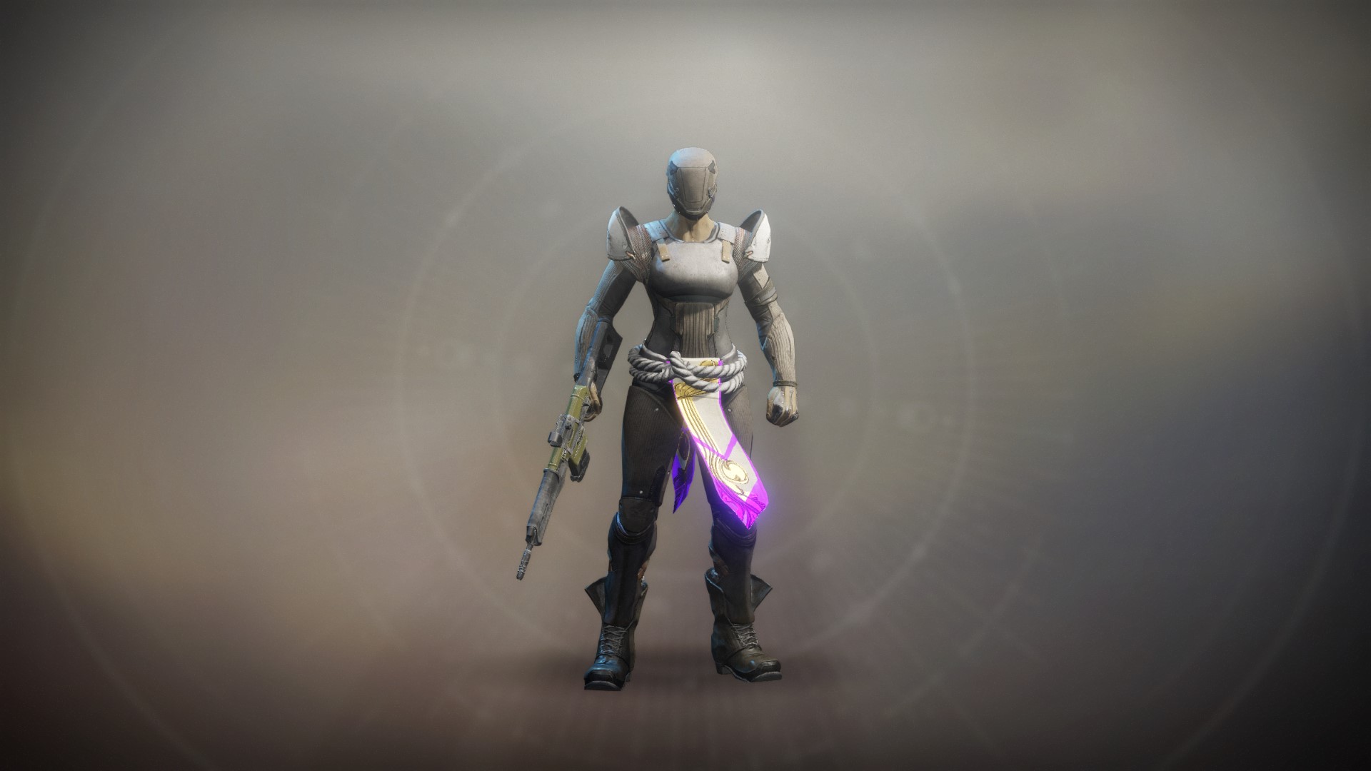 An in-game render of the Void-Tinged Class Item Glow.