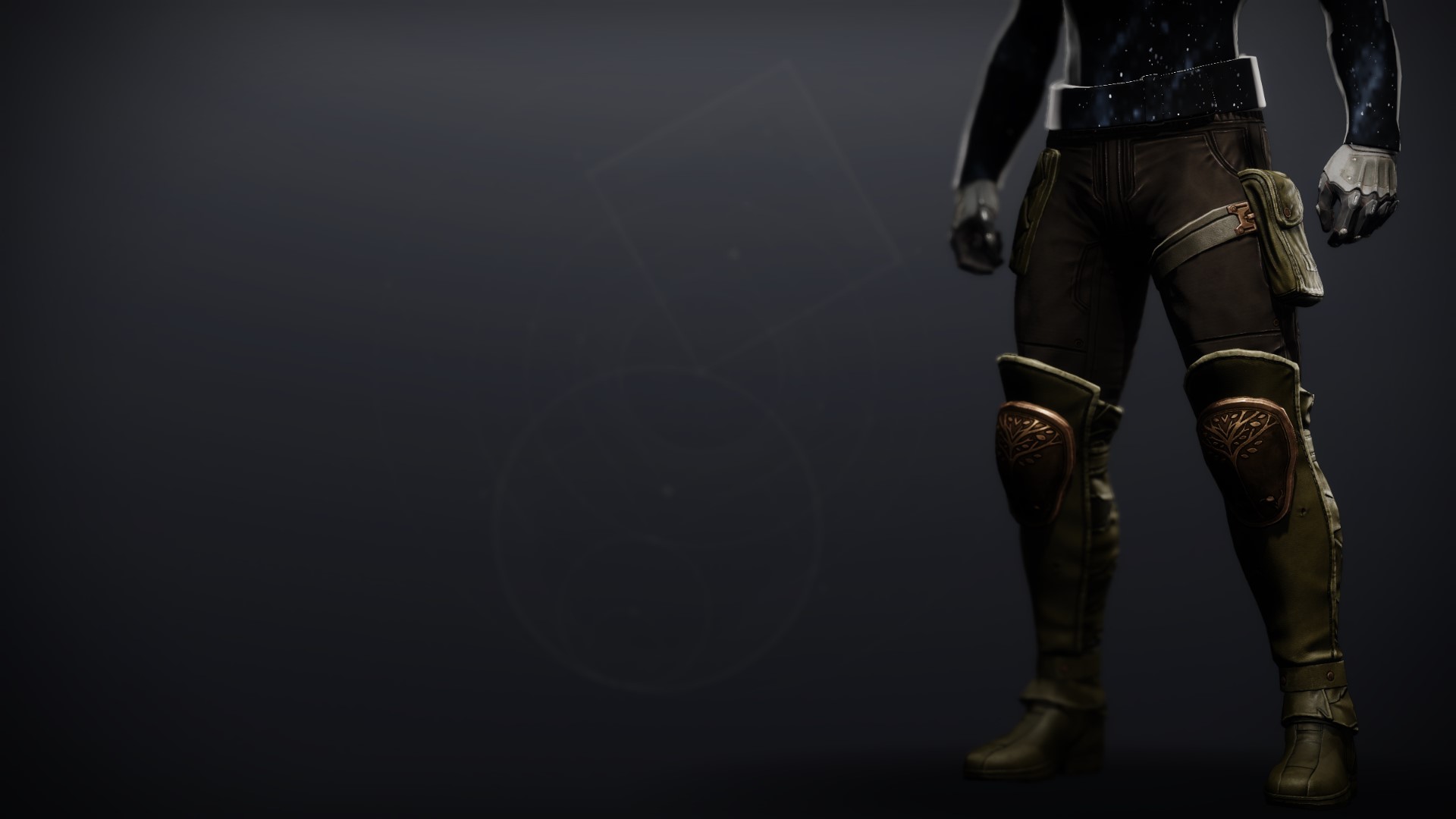 An in-game render of the Iron Companion Boots.