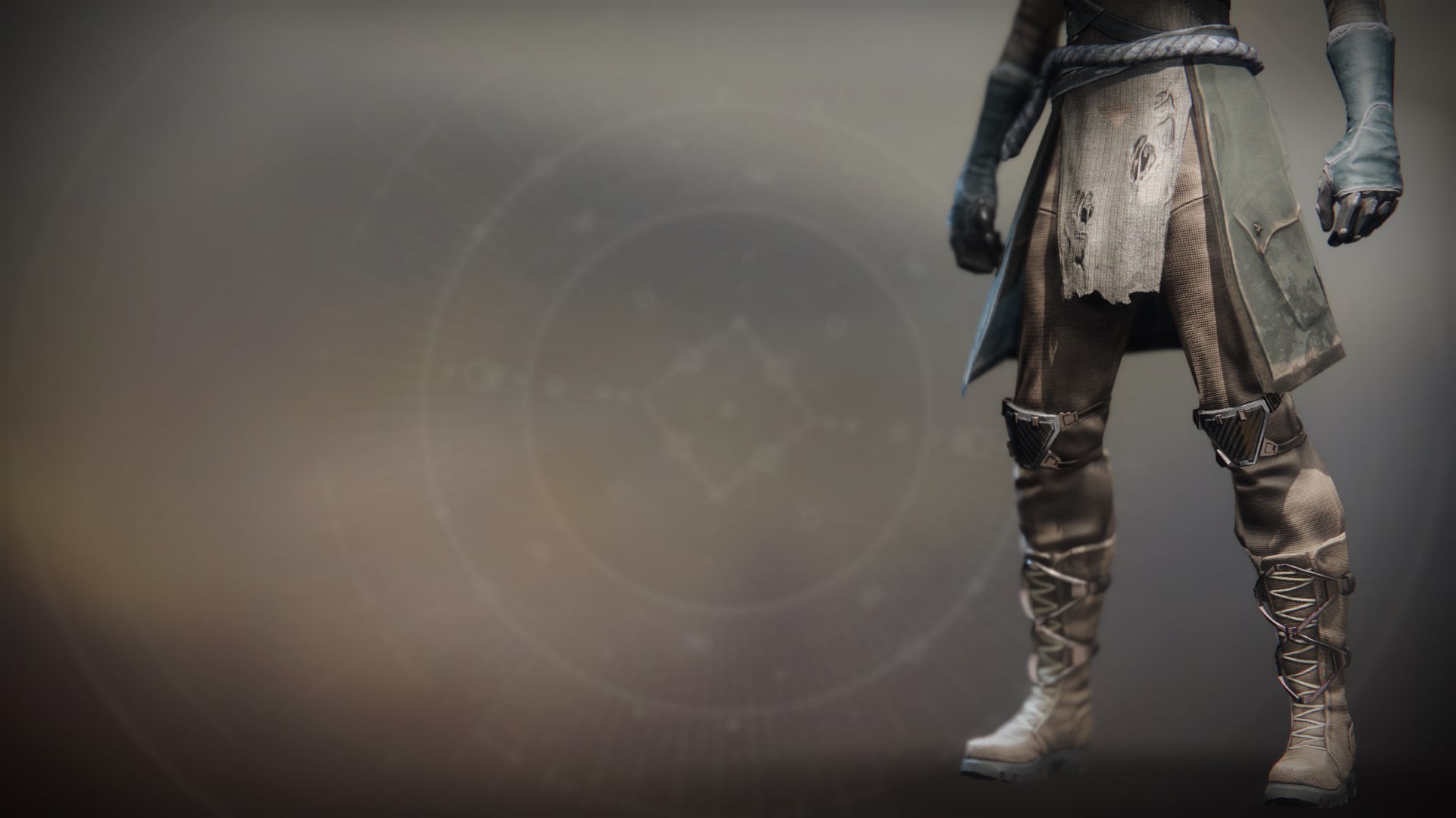 An in-game render of the Yuga Sundown Boots.