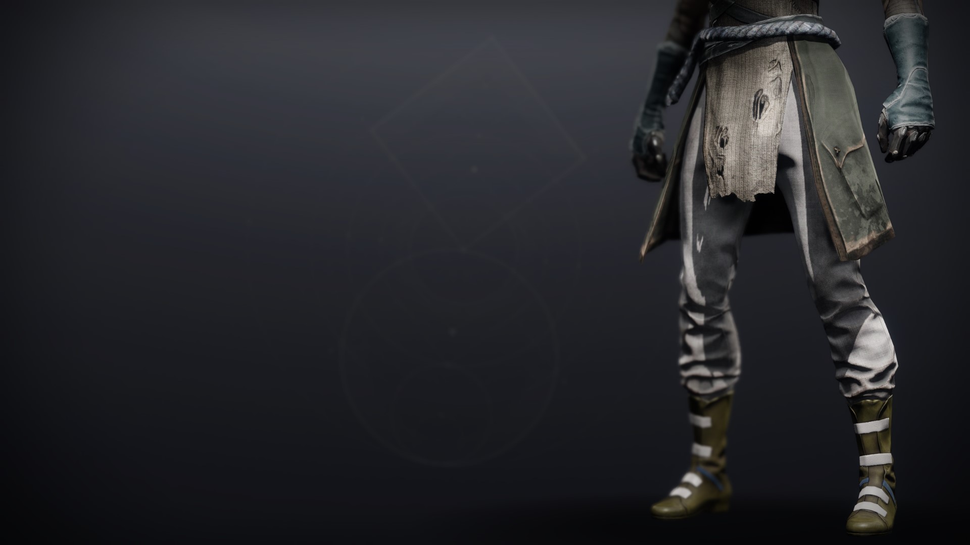 An in-game render of the Phobos Warden Boots.