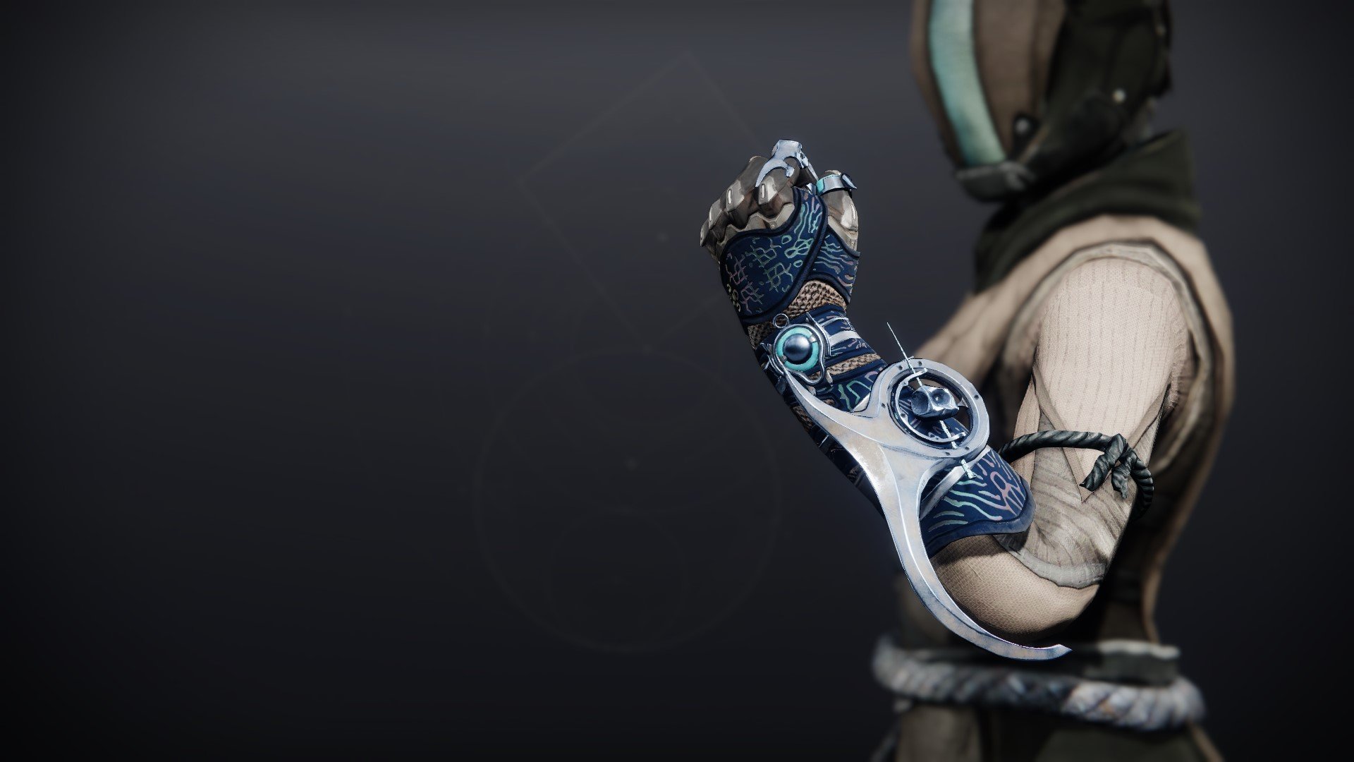An in-game render of the Osmiomancy Gloves.