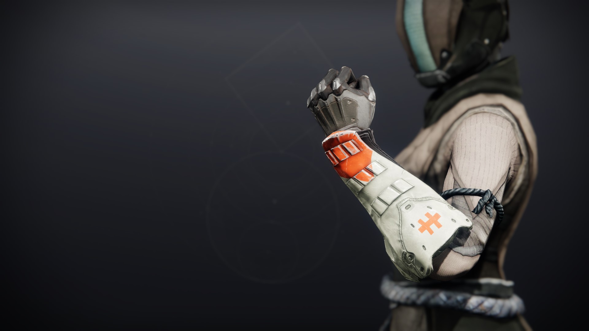 An in-game render of the Deep Explorer Gloves.