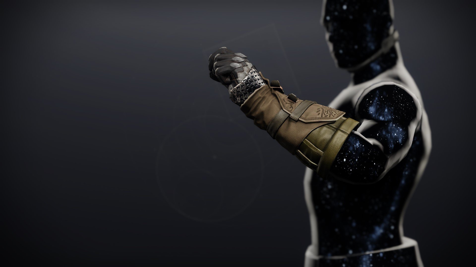An in-game render of the Iron Companion Gloves.