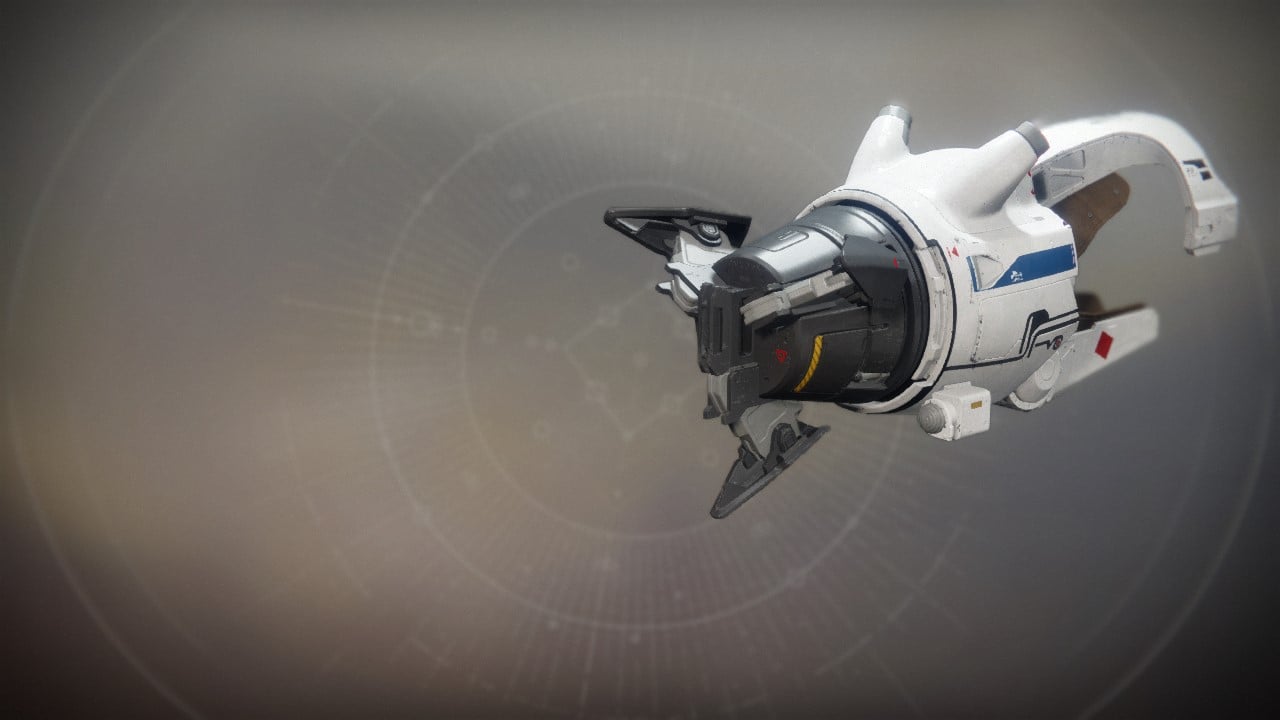 An in-game render of the Tractor Cannon.