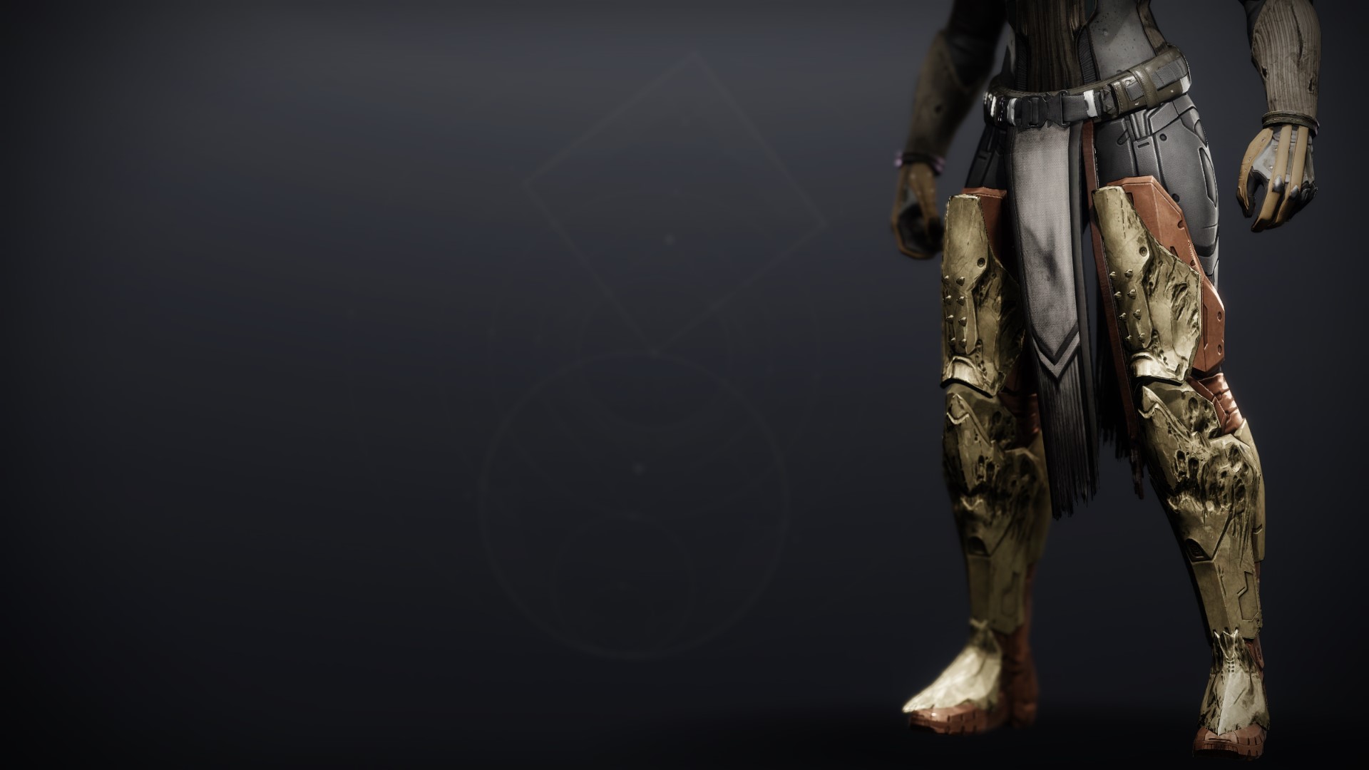 An in-game render of the War Numen's Boots.
