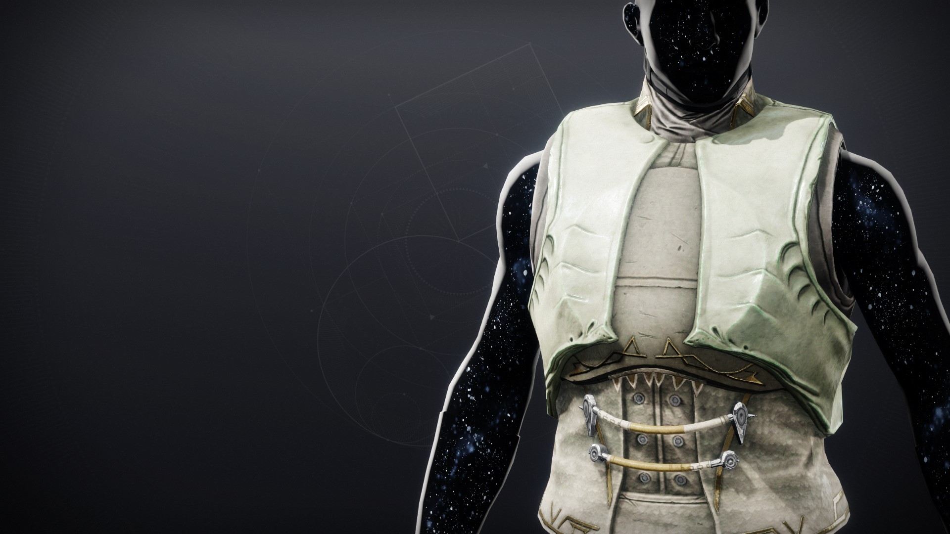 An in-game render of the Veiled Tithes Vest.