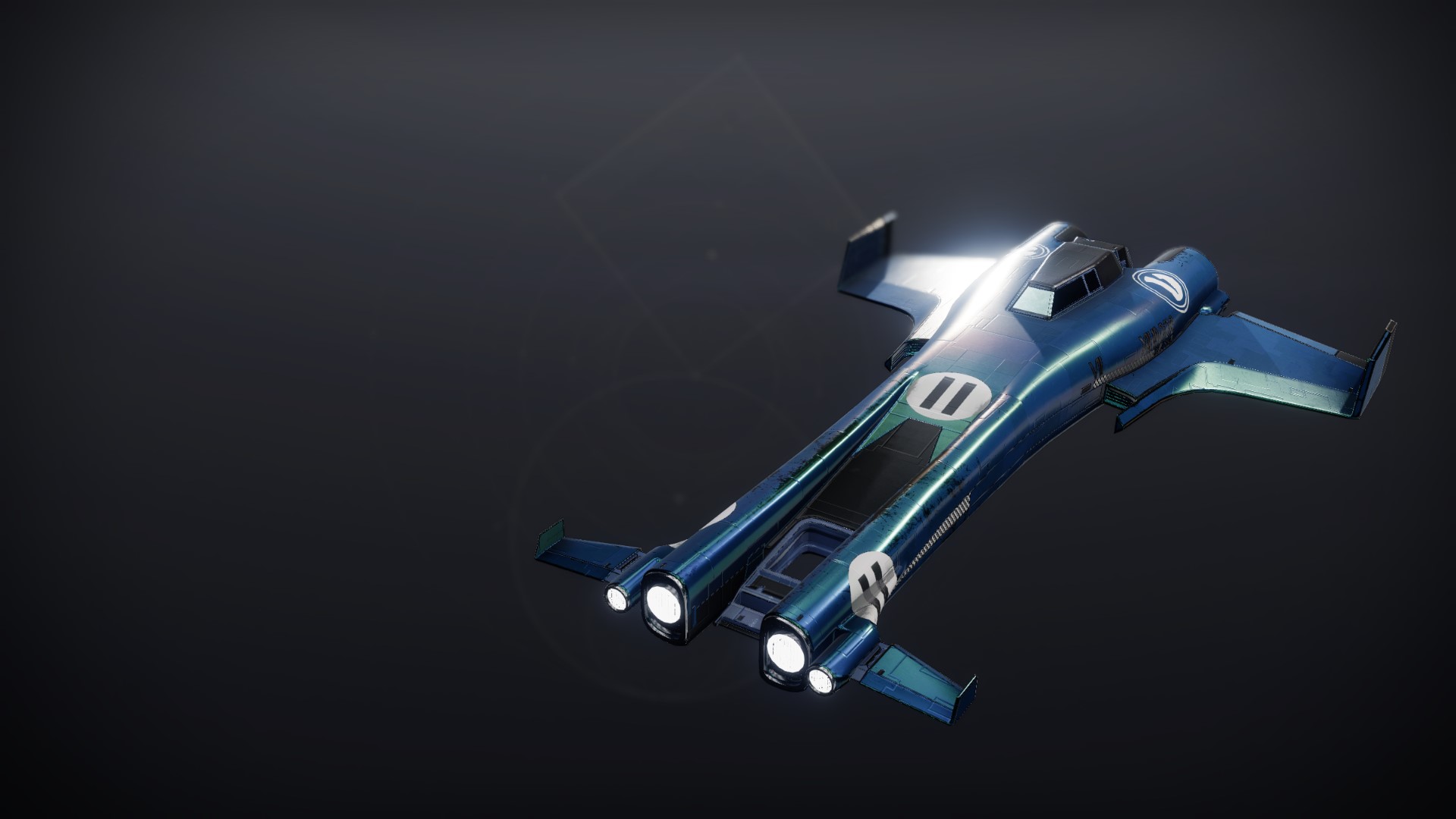 An in-game render of the Kosmos Lightbeam.