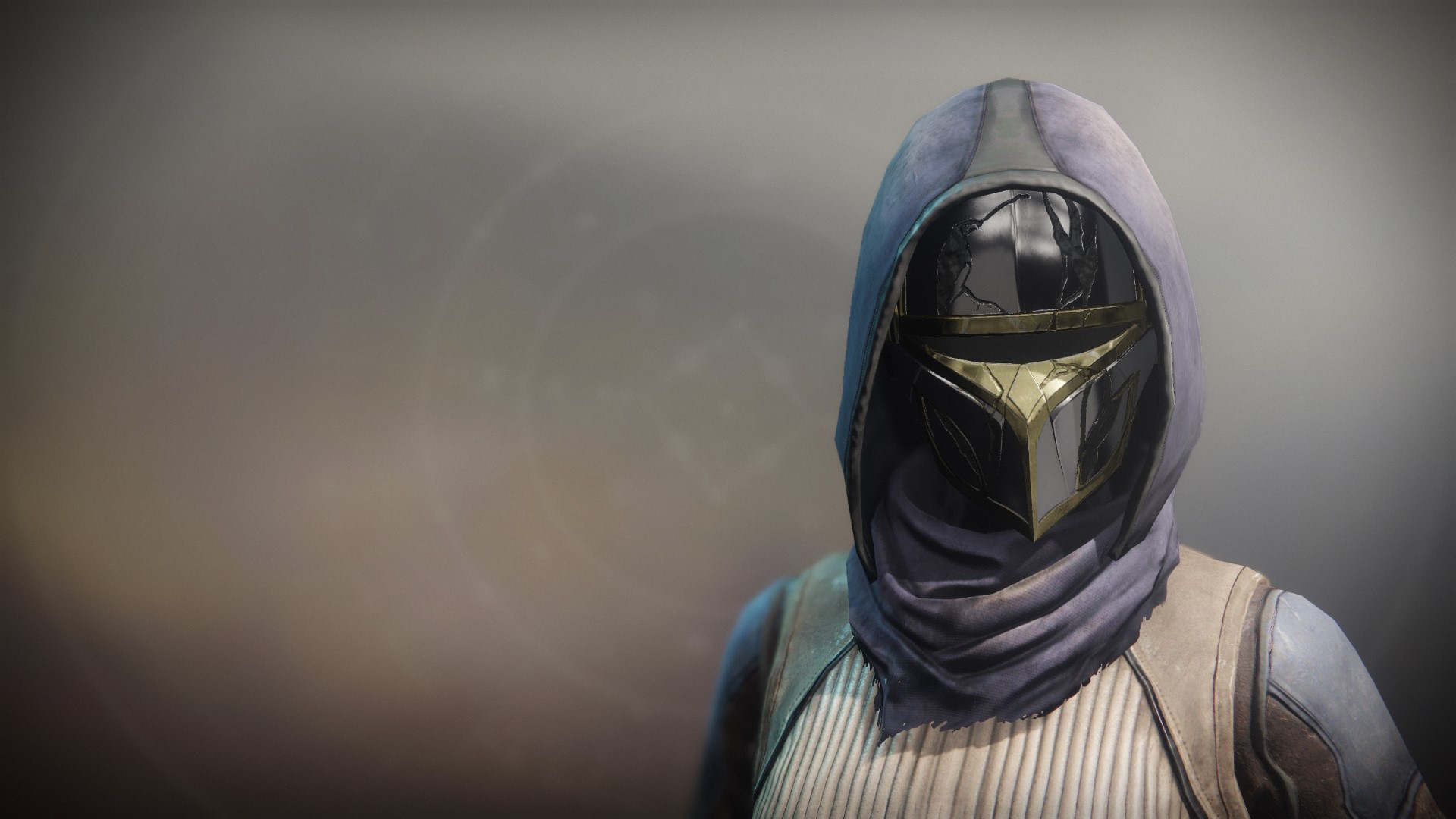 An in-game render of the Solstice Mask (Majestic).