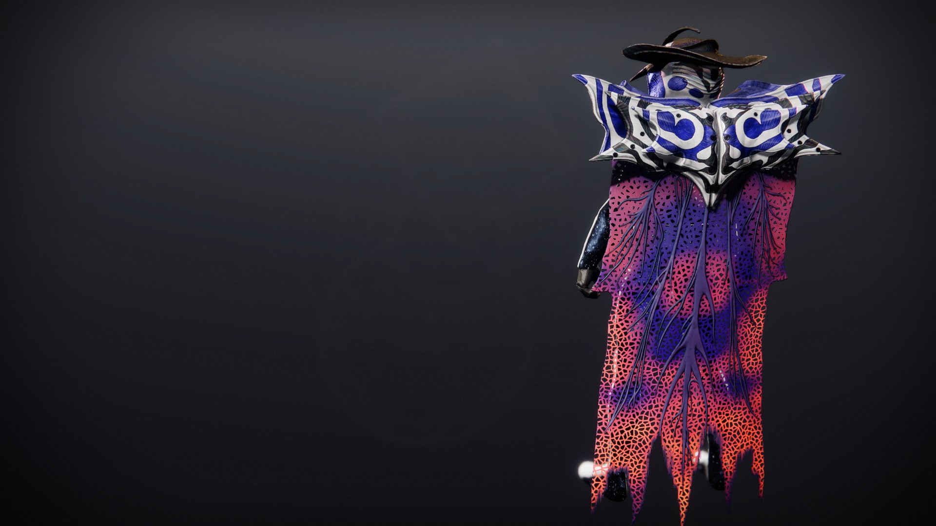 An in-game render of the Cloak of Trepidation.