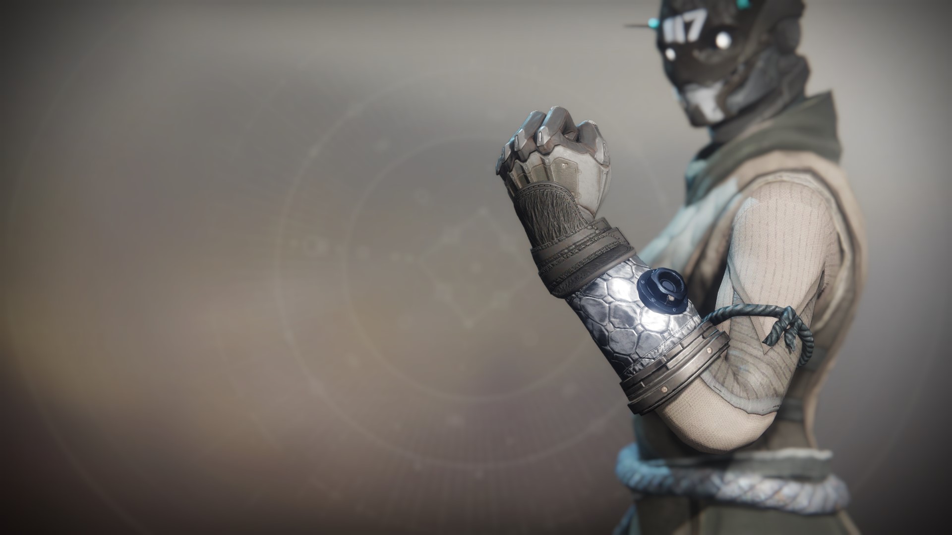 An in-game render of the Dreambane Gloves.