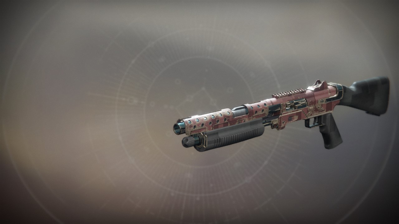 An in-game render of the Hawthorne's Field-Forged Shotgun.