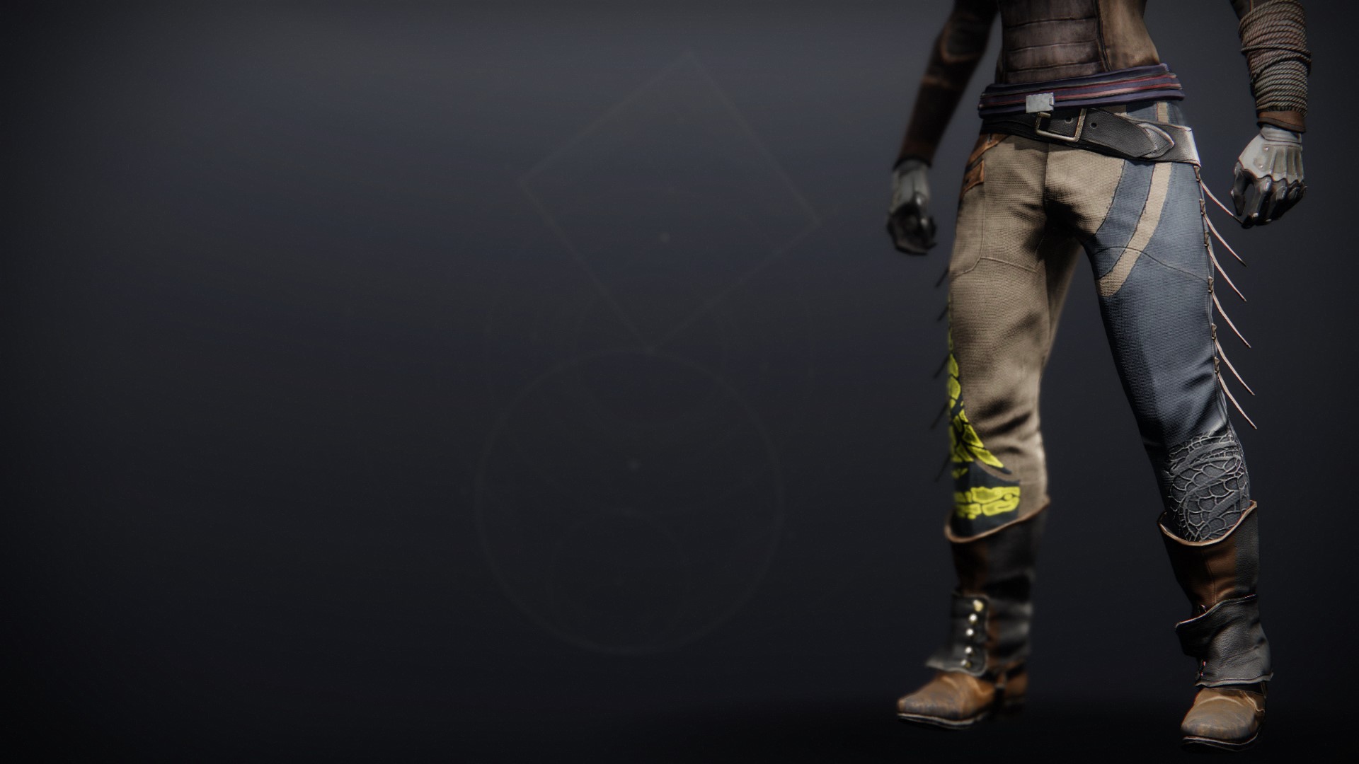 An in-game render of the Illicit Sentry Strides.