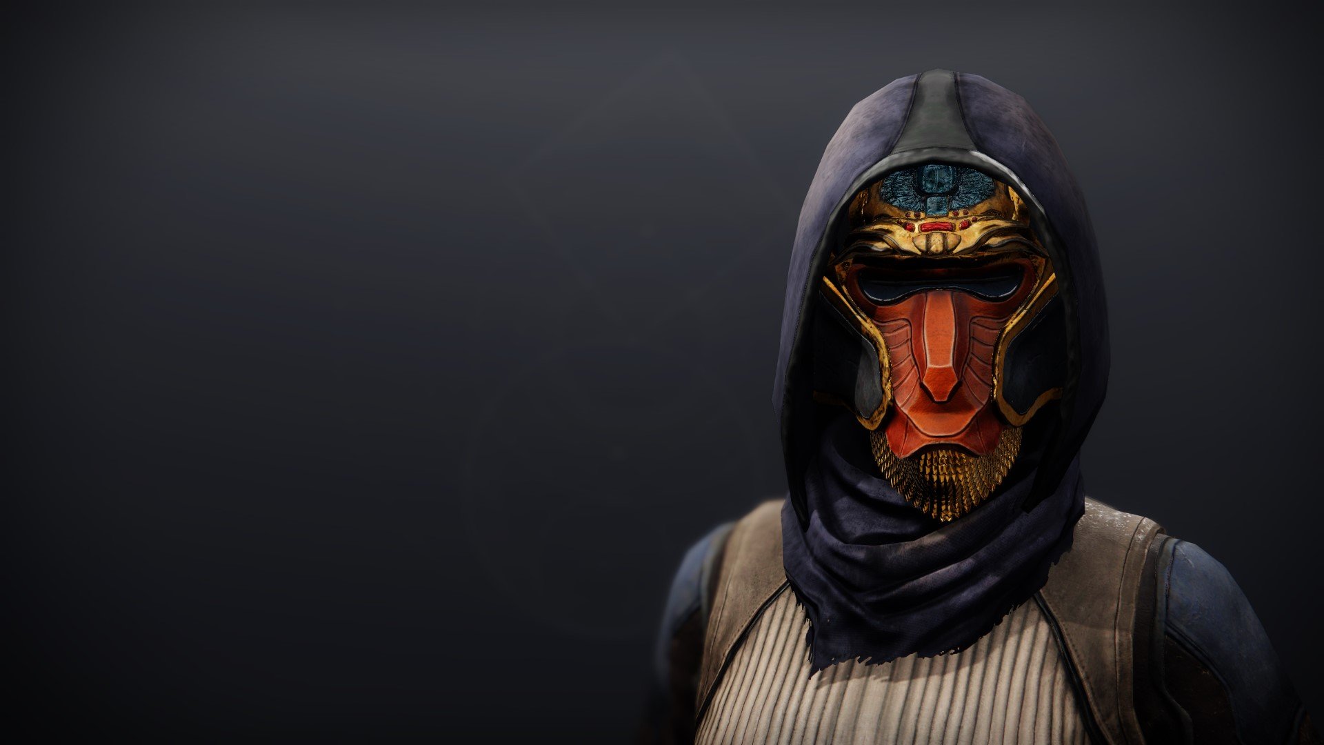 An in-game render of the Atavistic Idol Mask.