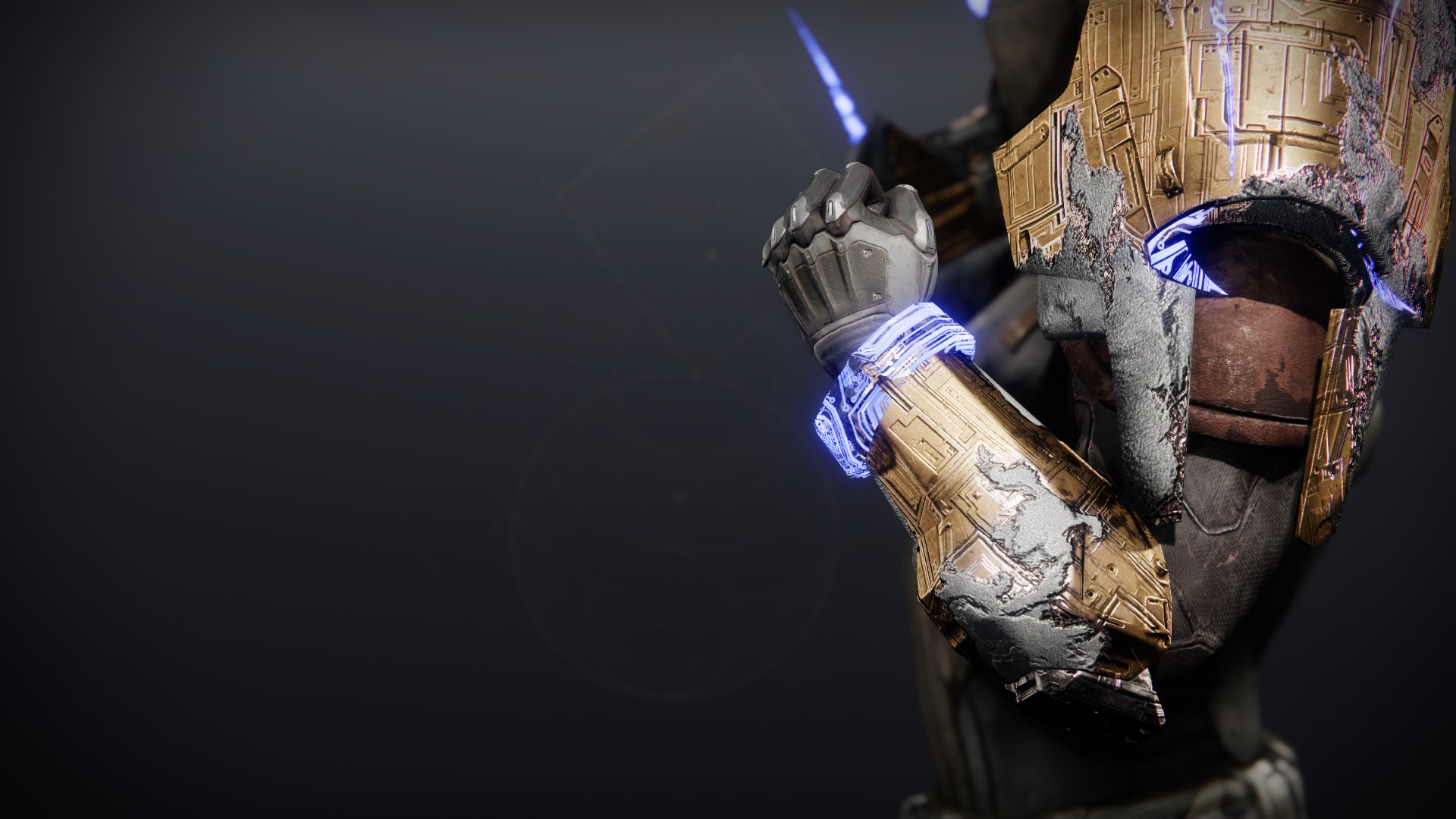 An in-game render of the Gauntlets of Exaltation.