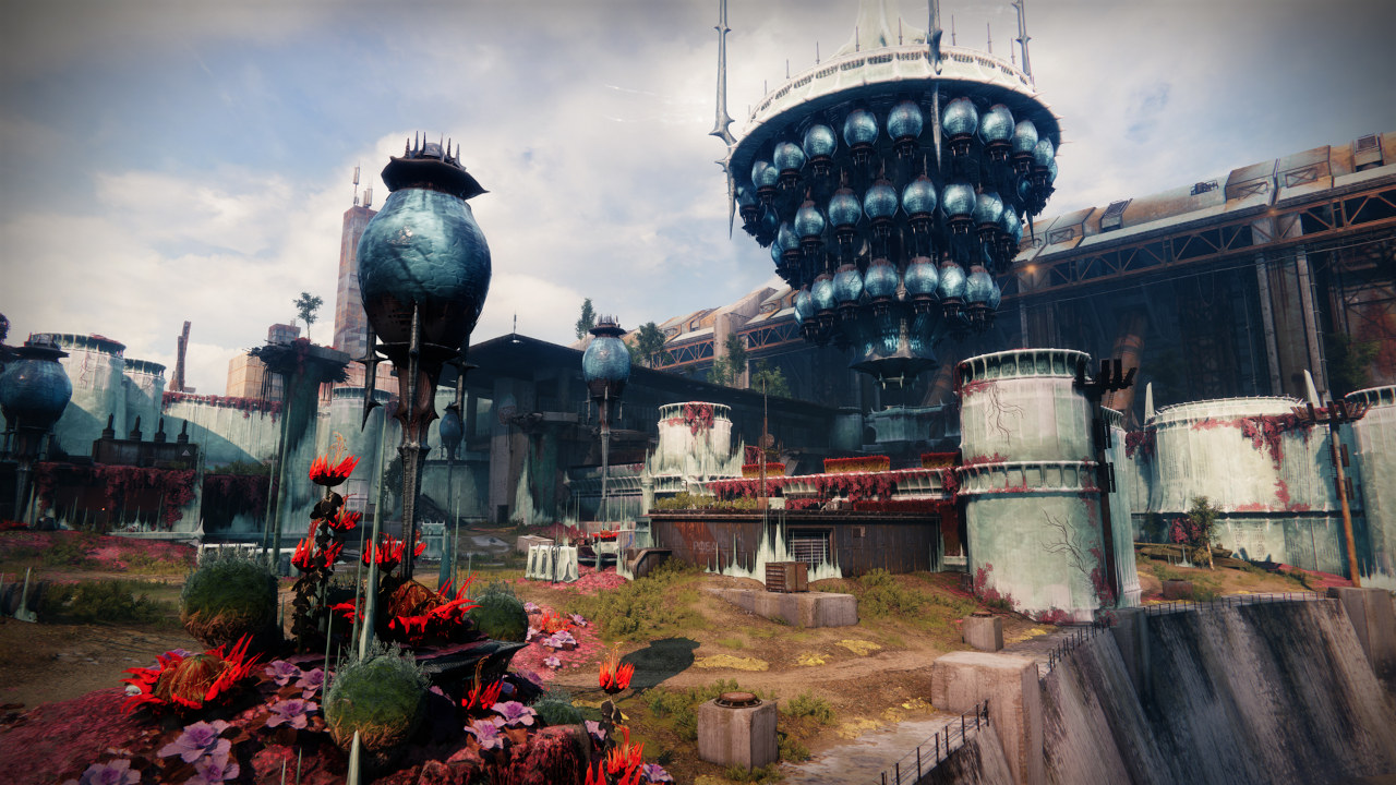 An in-game render of the Legendary PsiOps Battleground: Cosmodrome.