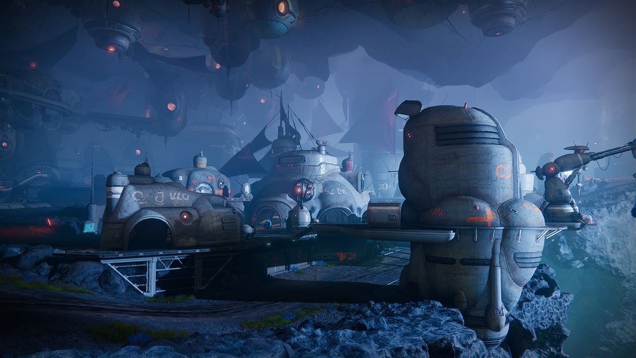 An in-game render of the The Tangled Shore.