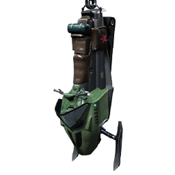 Image of Green Snowmobile